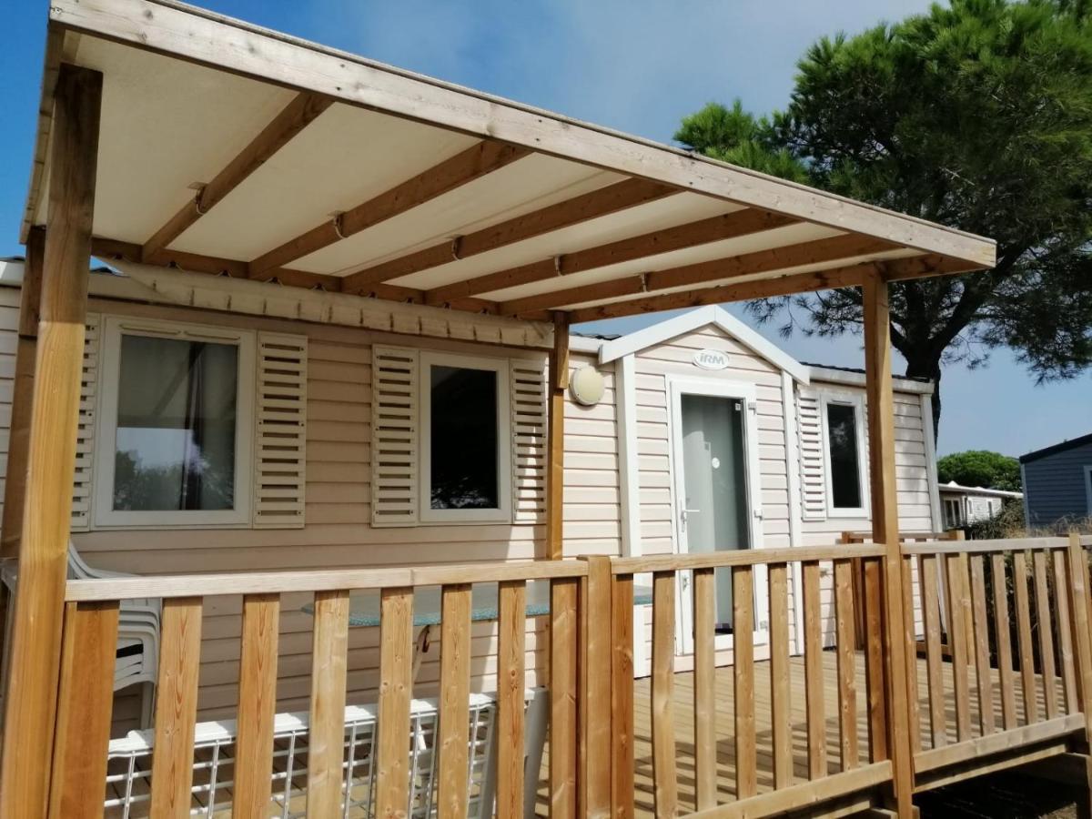Mobil Home Climatise Camping Novella 拉诺维勒港 外观 照片